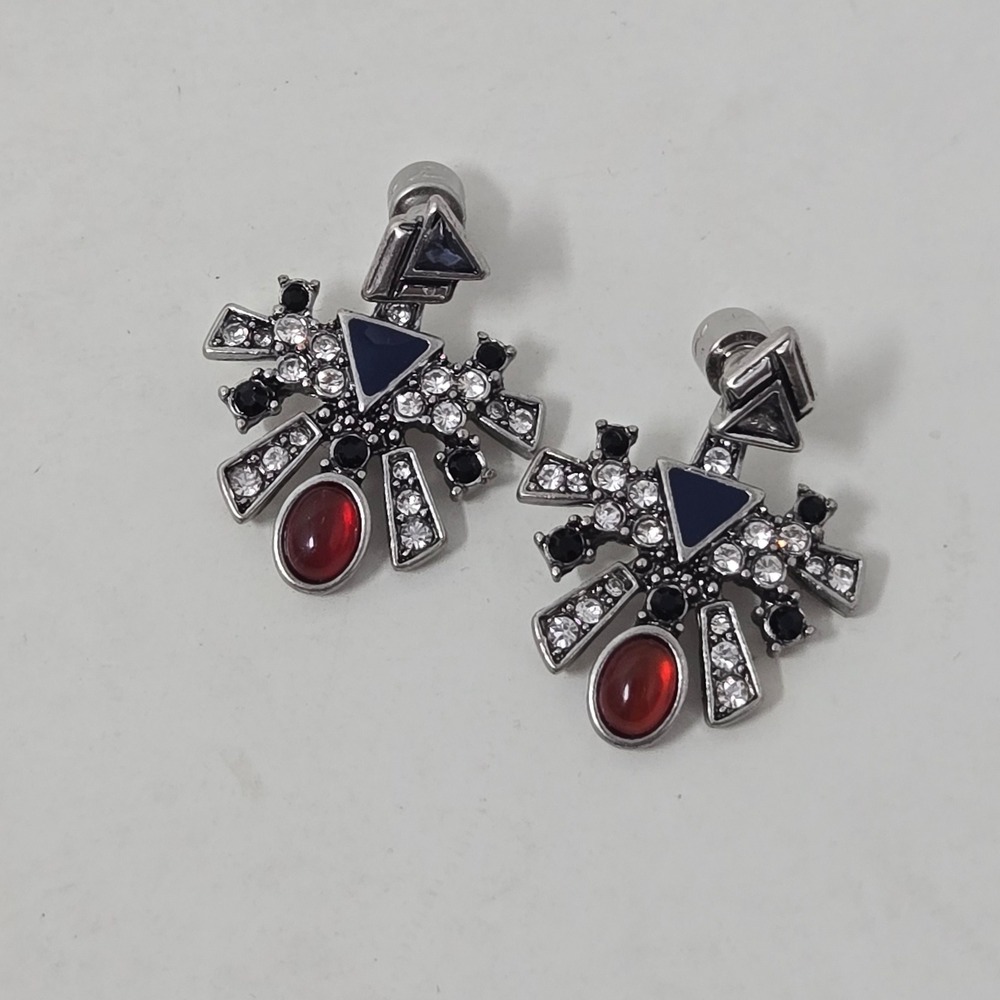 Chloe + Isabel Serengeti Convertible Jacket Art Deco‎ Sunburst Earrings Silver